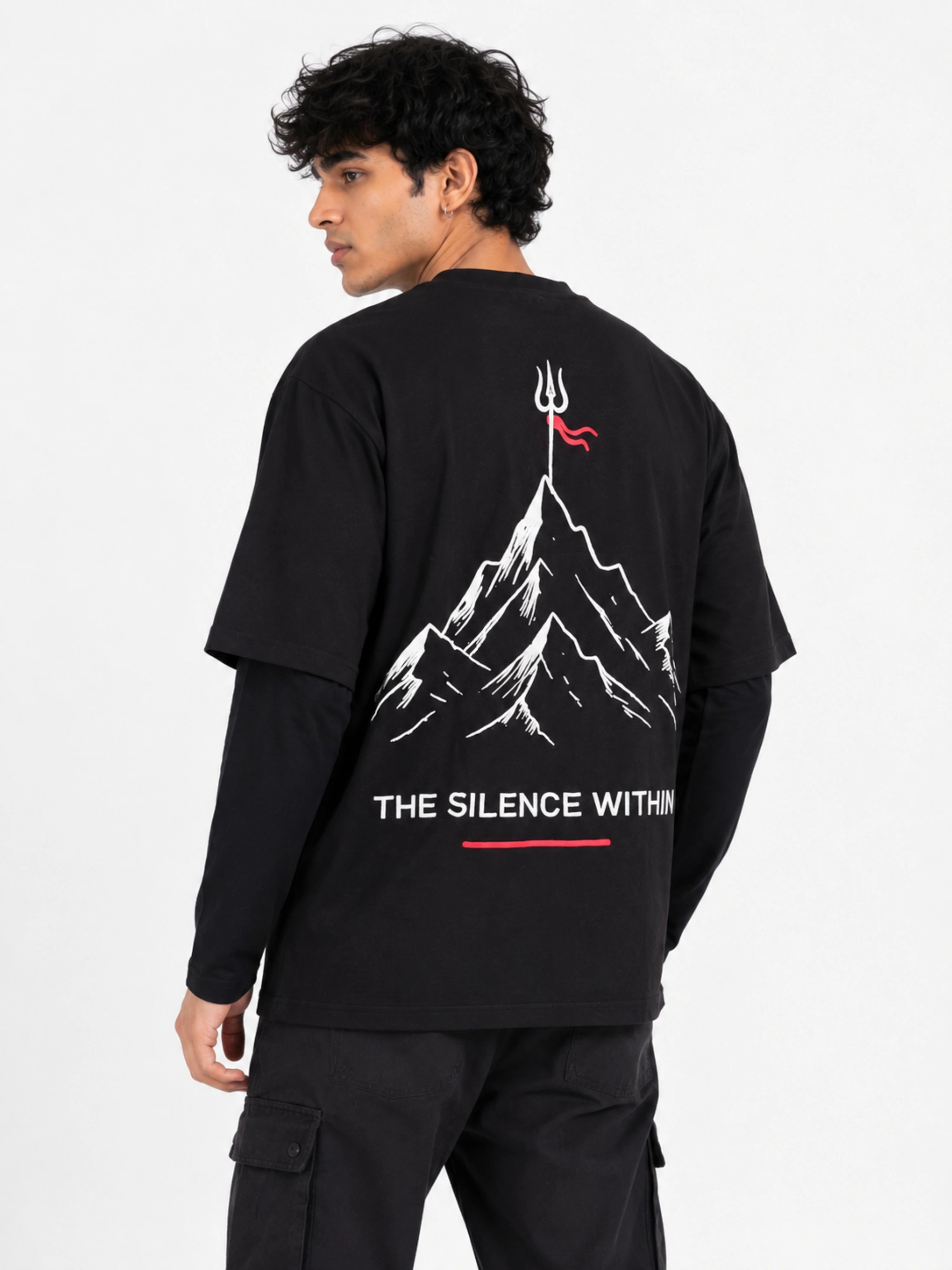 Sanatan Dharma | The Silence Within | Oversized Fit T-shirt For Men