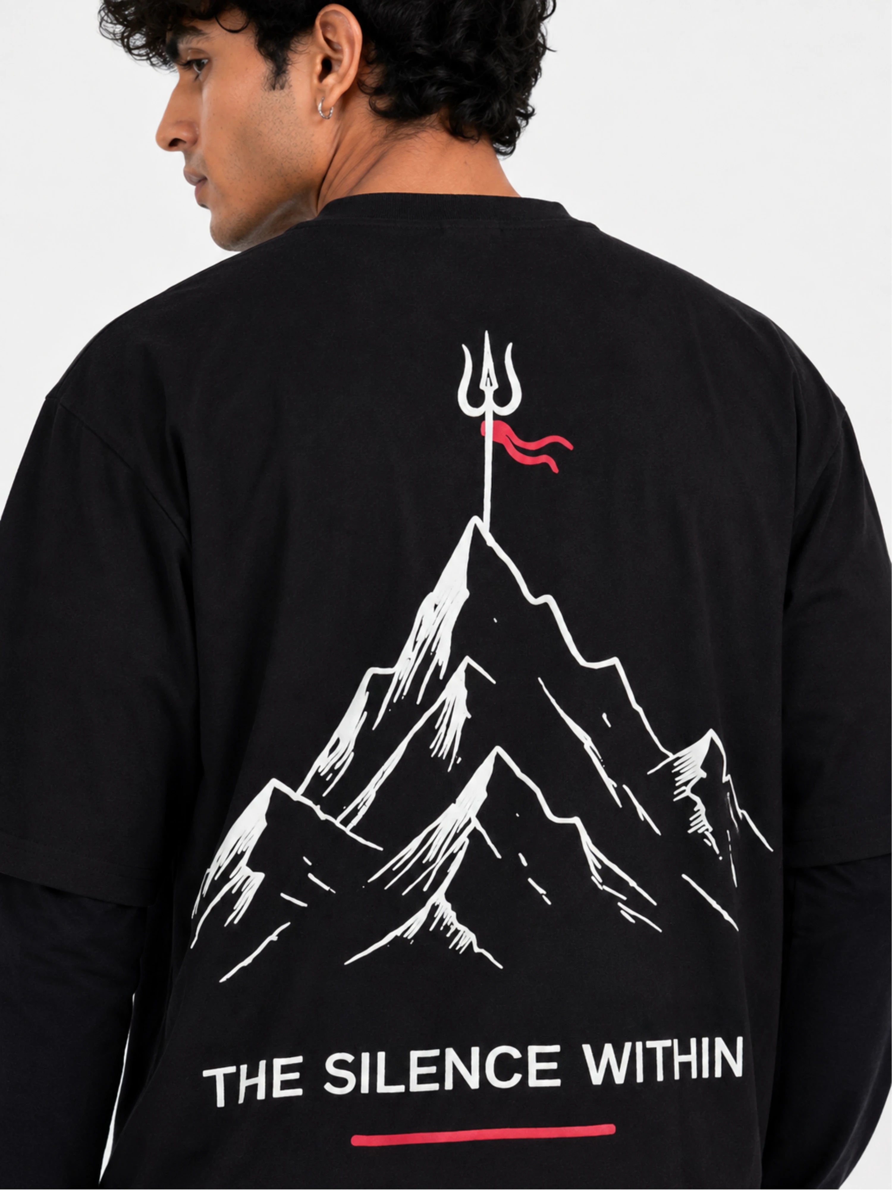 Sanatan Dharma | The Silence Within | Oversized Fit T-shirt For Men