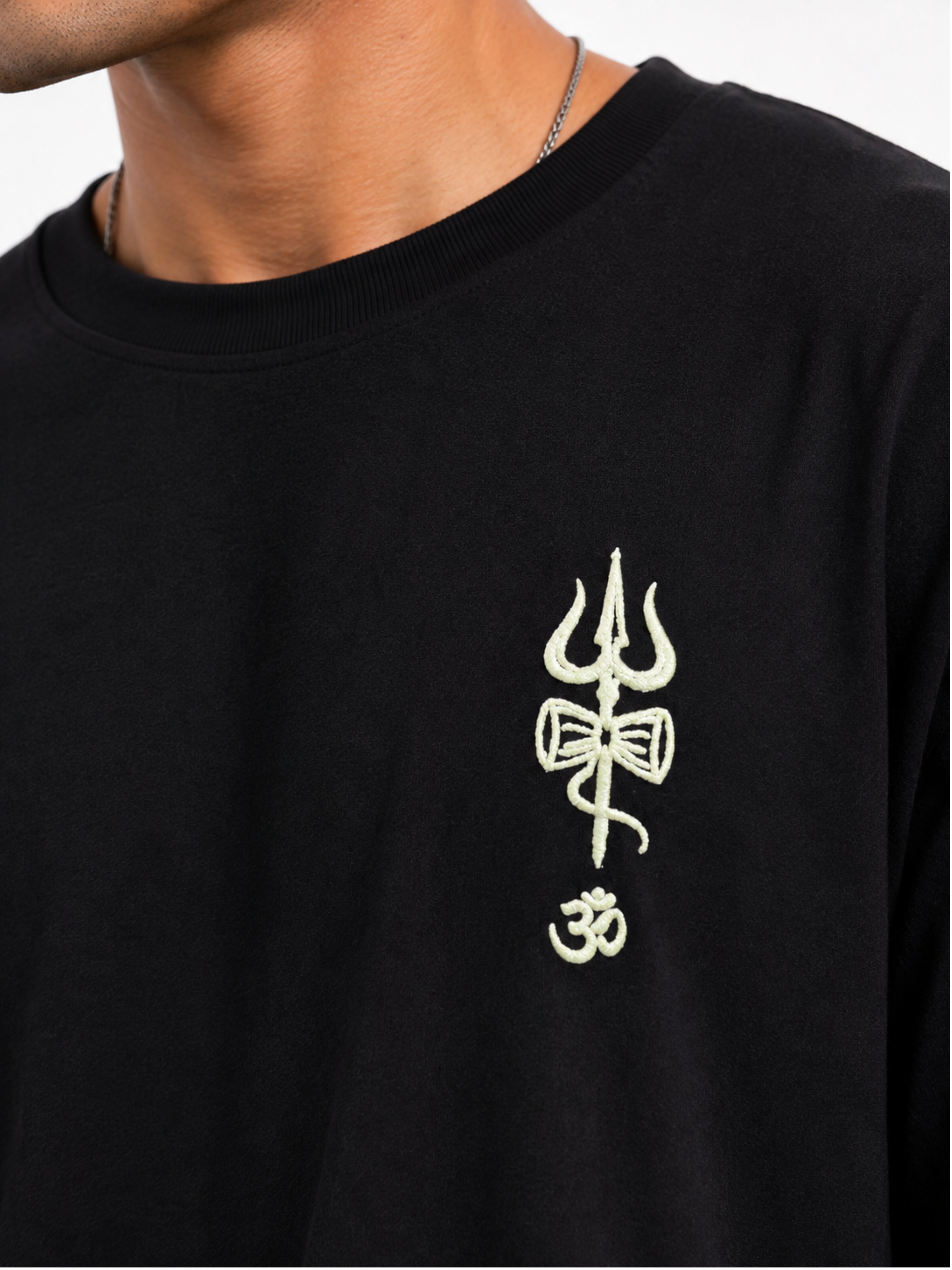Sanatan Dharma | Walk With Dharma Fear Nothing | Oversized Fit T-shirt For Men