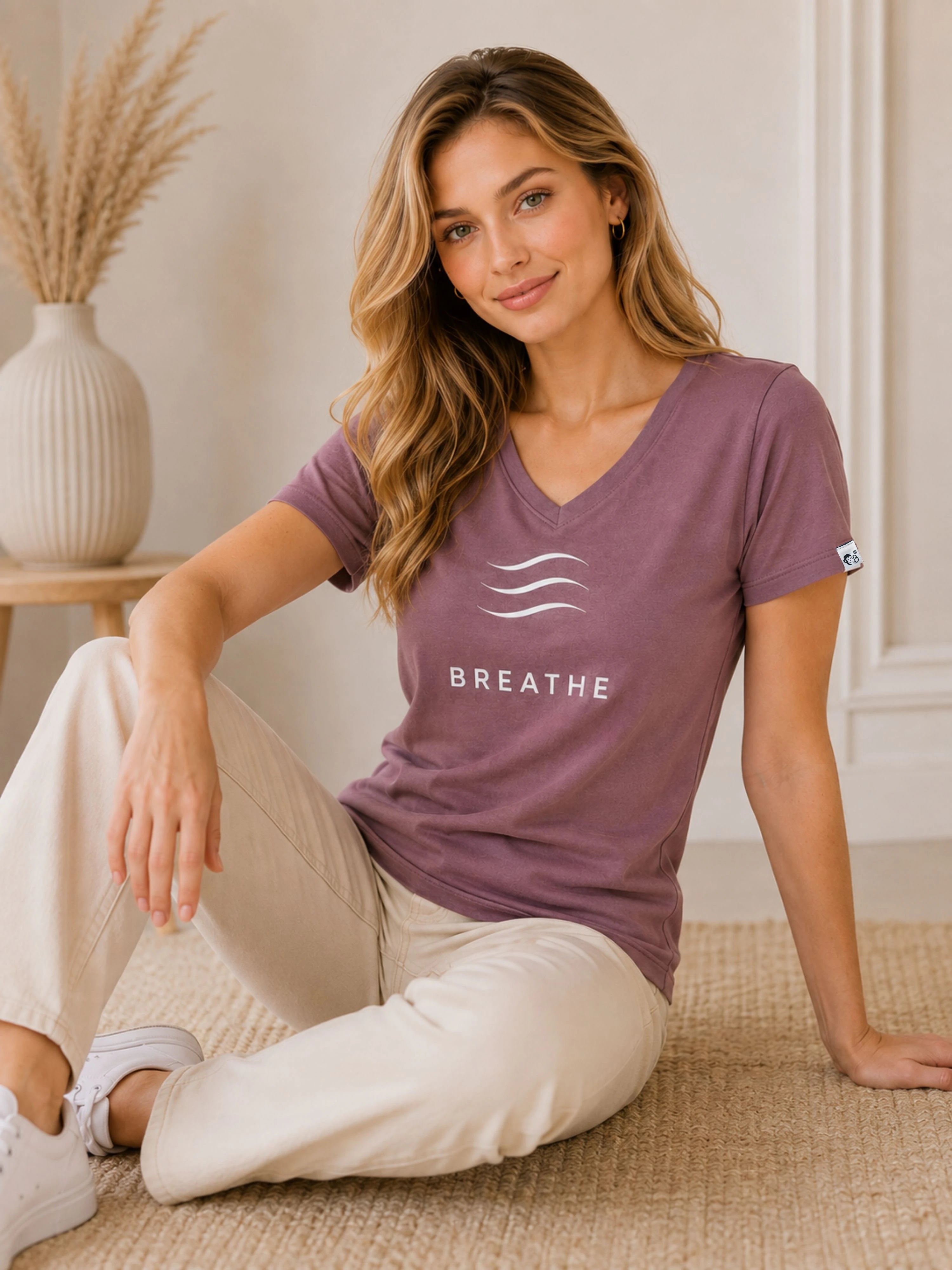 Yoga Instructor | BREATHE | Regular Fit T-shirt For Women