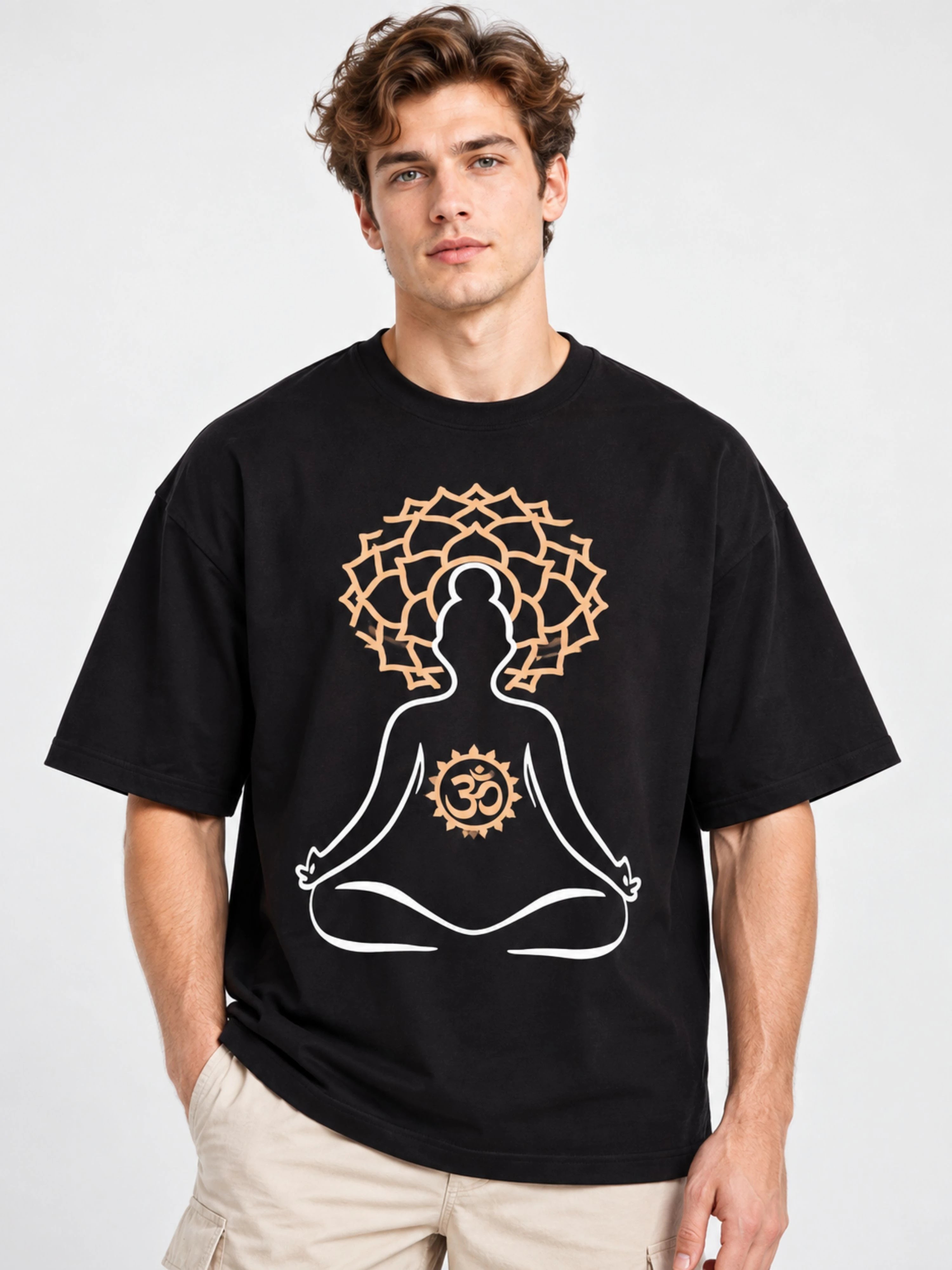 Yoga Instructor | My Body, My Temple | Oversized T-shirt For Men