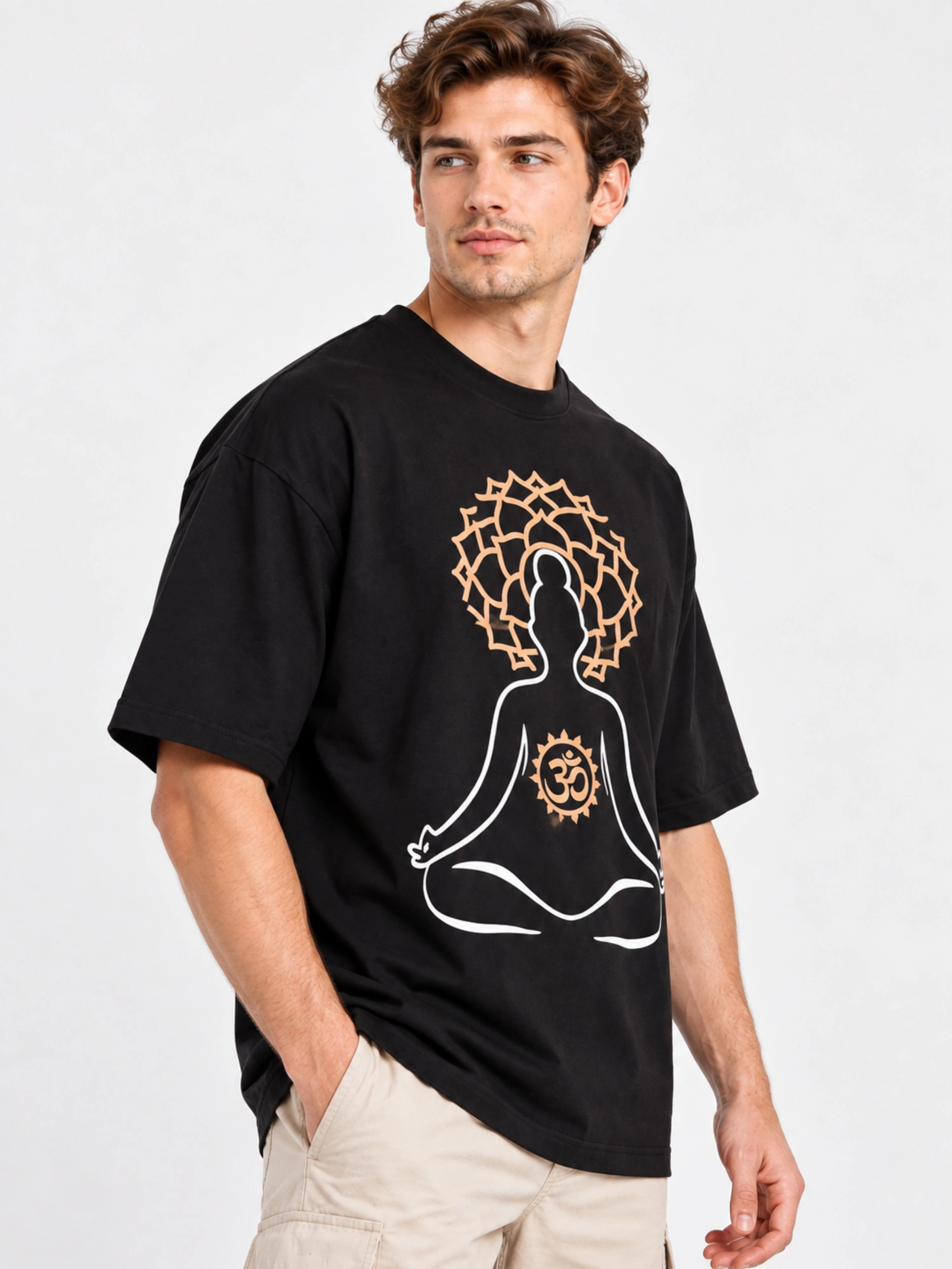 Yoga Instructor | My Body, My Temple | Oversized T-shirt For Men