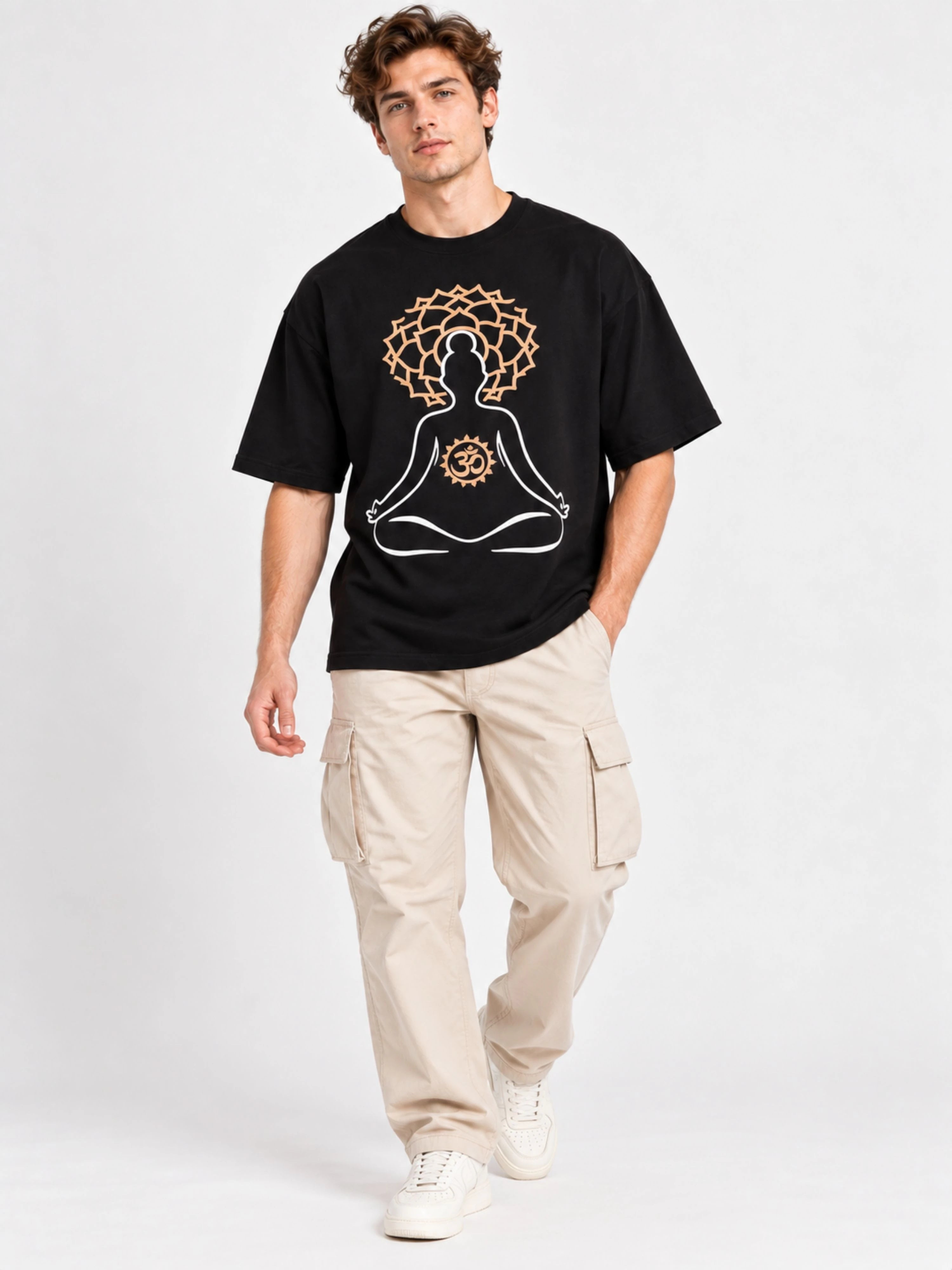 Yoga Instructor | My Body, My Temple | Oversized T-shirt For Men