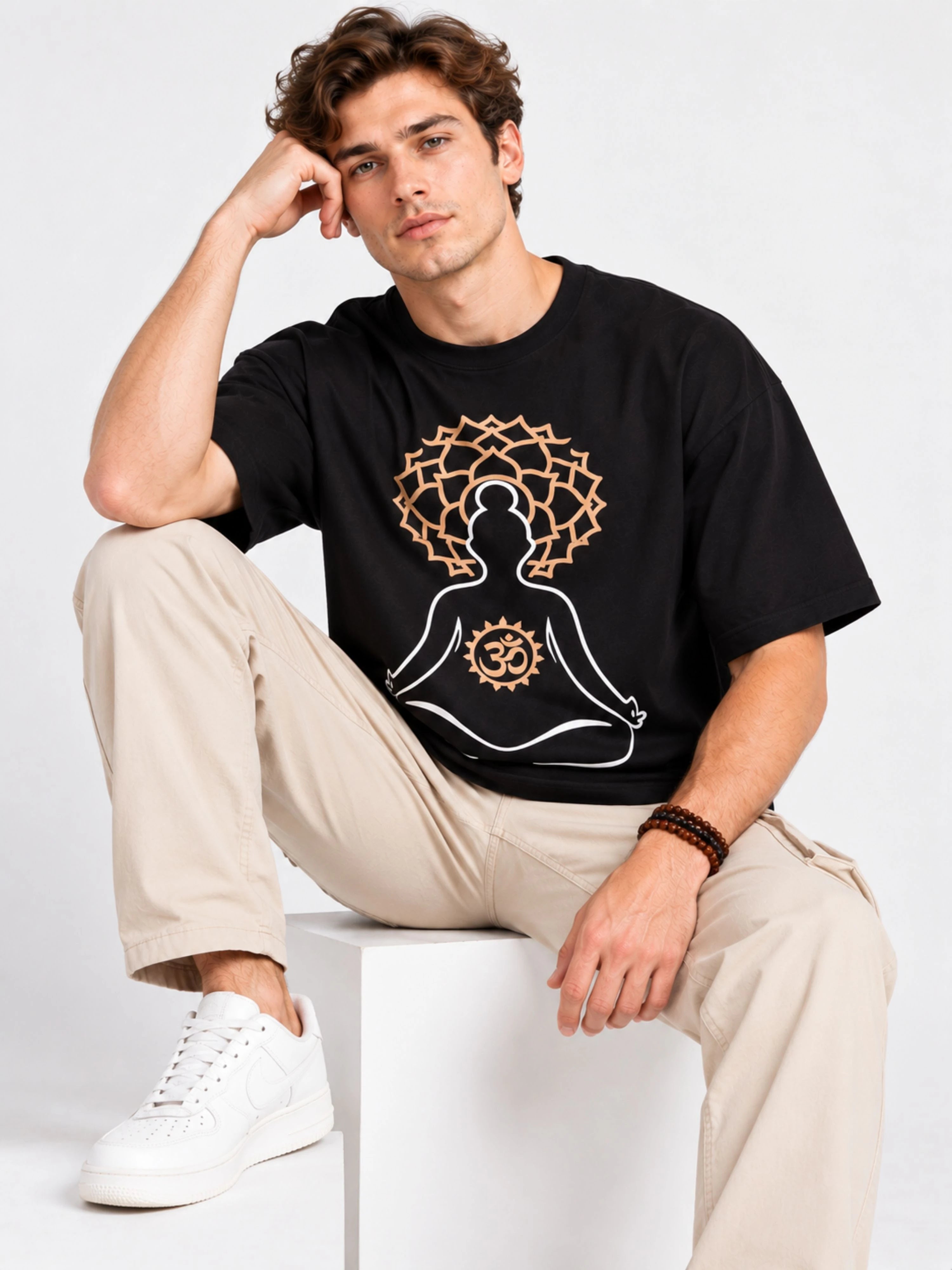 Yoga Instructor | My Body, My Temple | Oversized T-shirt For Men