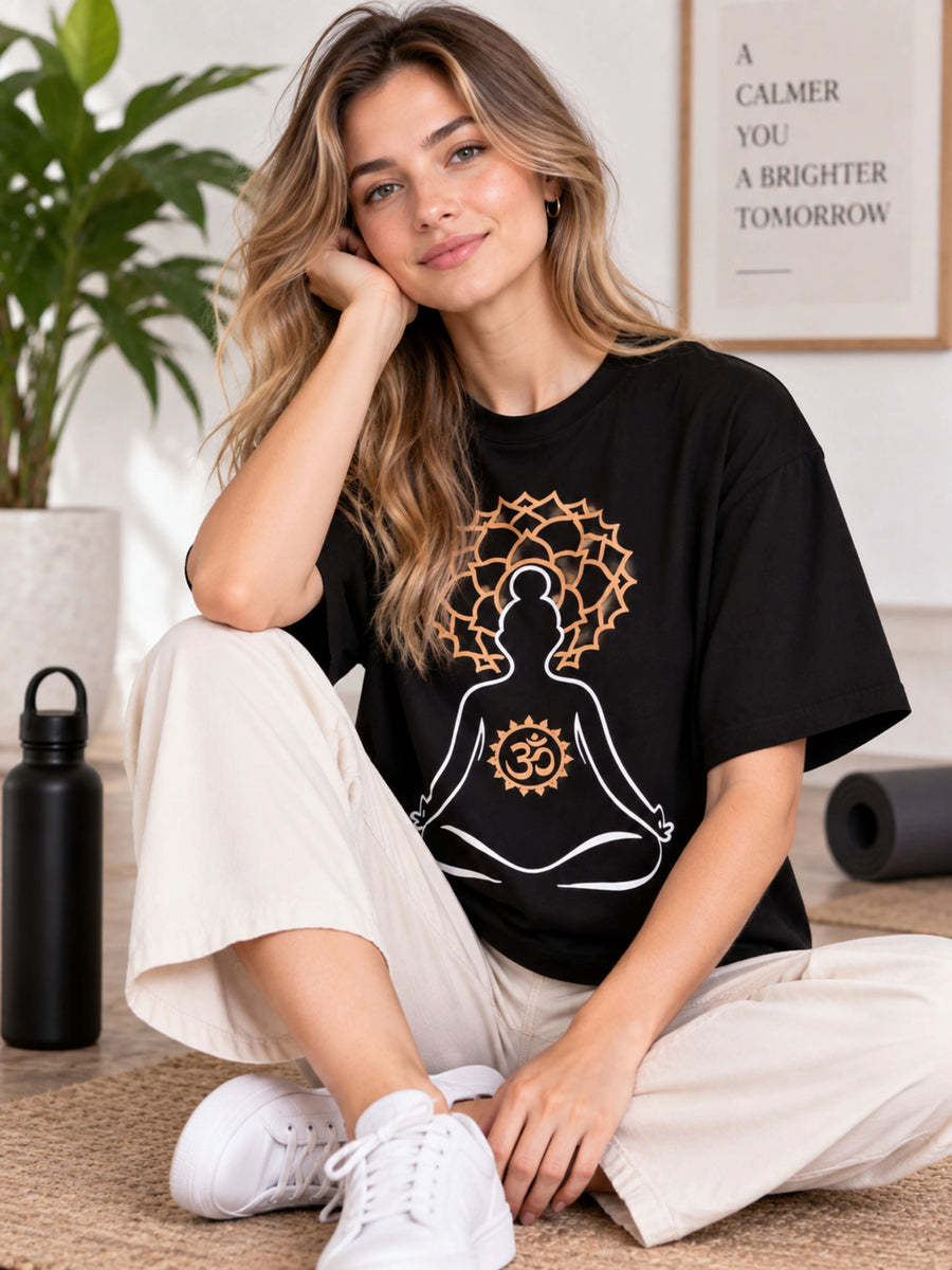 Yoga Instructor | My Body, My Temple | Oversized T-shirt For Women