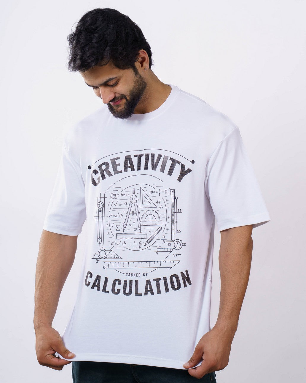 Architect | Creativity backed by calculation | Oversized fit Tshirt