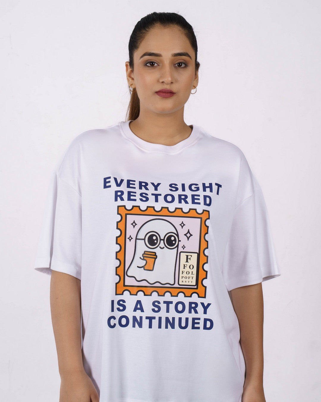 Opthalmologist | Every Sight Restored Is a Story Continued | Oversized fit Tshirt