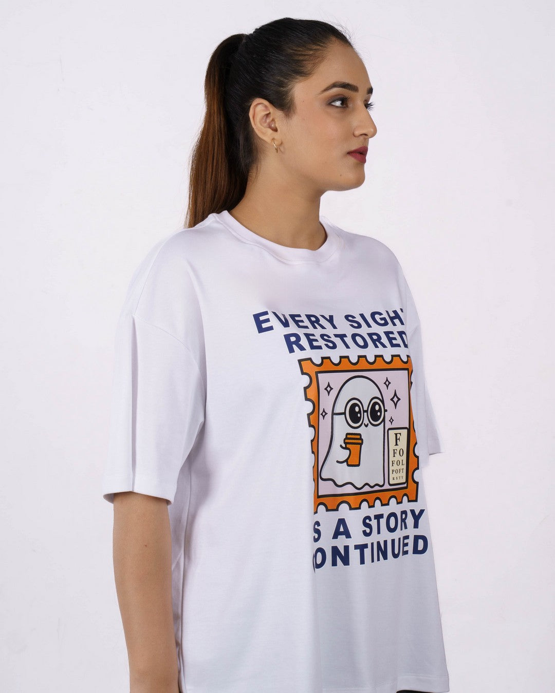 Opthalmologist | Every Sight Restored Is a Story Continued | Oversized fit Tshirt