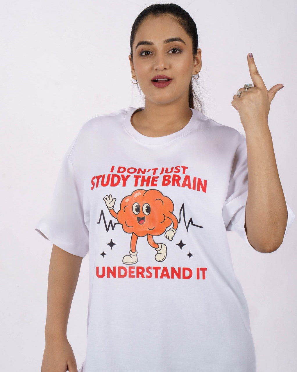 Neurologist | I Don’t Just Study the Brain. I Understand It. | Oversized fit Tshirt