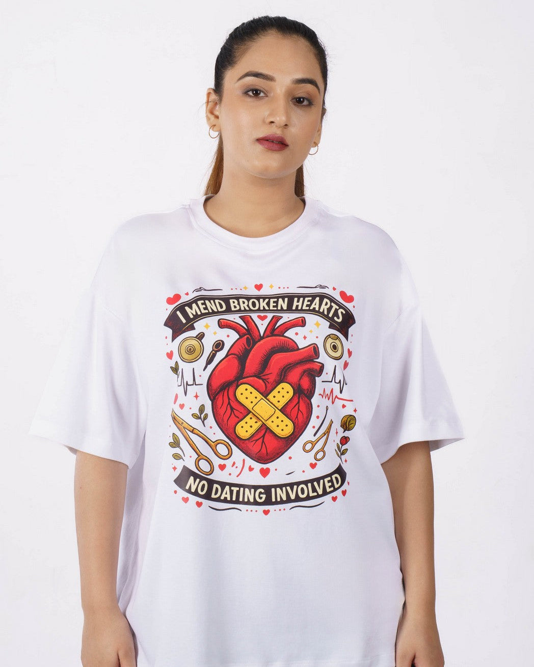 Cardiologist | I Mend Broken Hearts - No Dating Involved | Oversized fit Tshirt