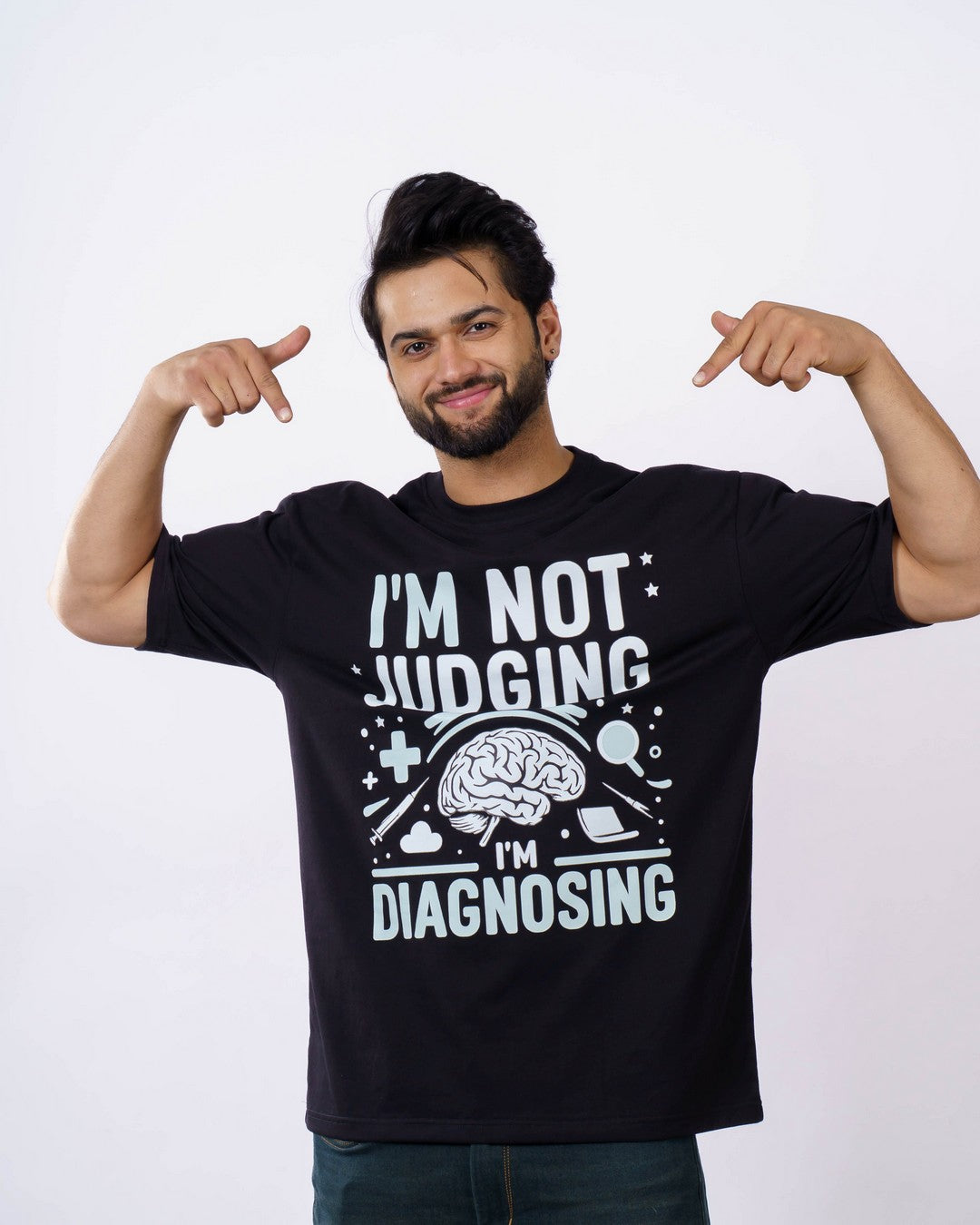 Psychiatrist  | I’m Not Judging… I’m Diagnosing | Oversized fit Tshirt