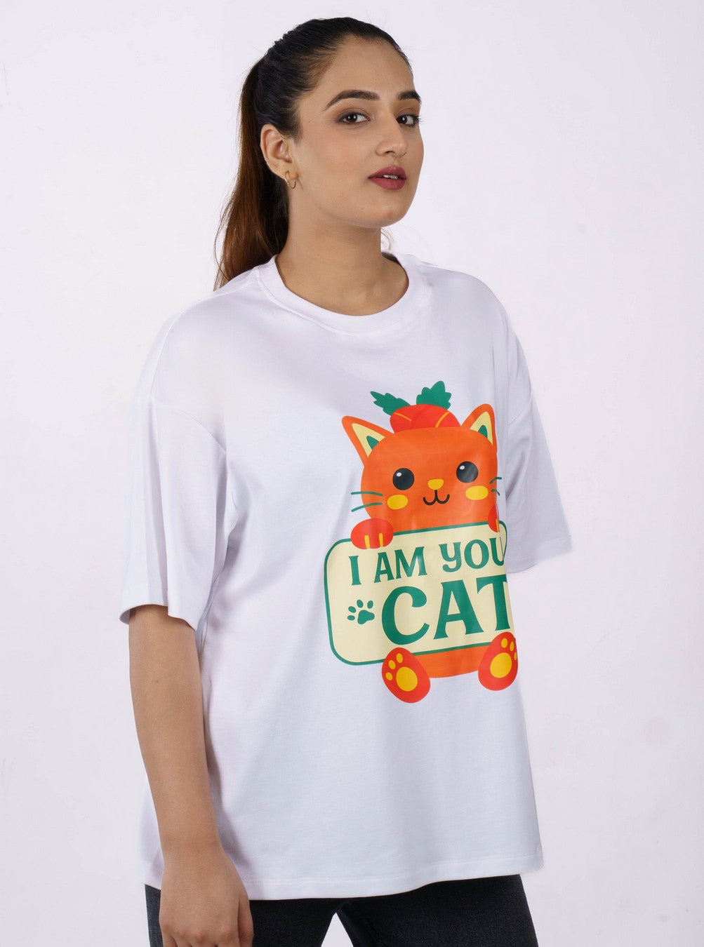 Cat Mom / Cat Dad | I am Your Cat | Oversized fit Tshirt