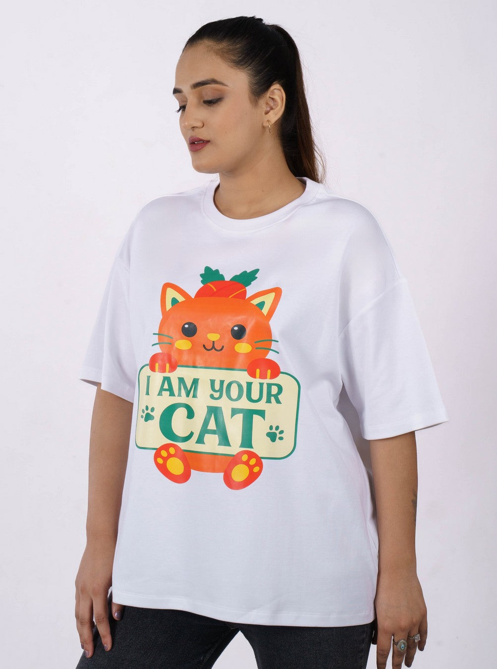Cat Mom / Cat Dad | I am Your Cat | Oversized fit Tshirt