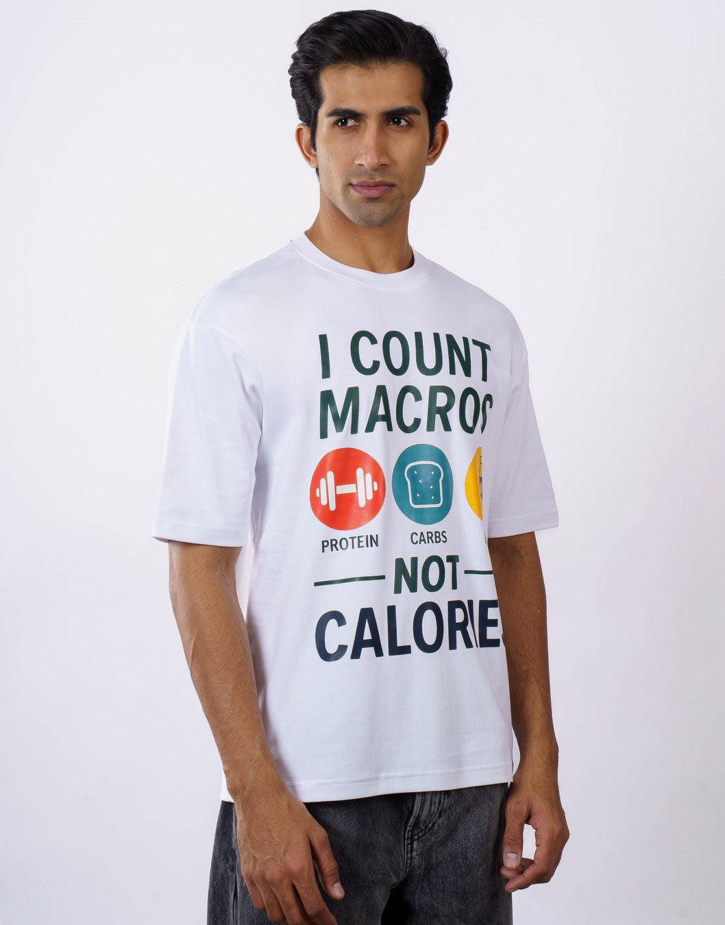 Dietician | I count macros, not calories | Oversized fit Tshirt