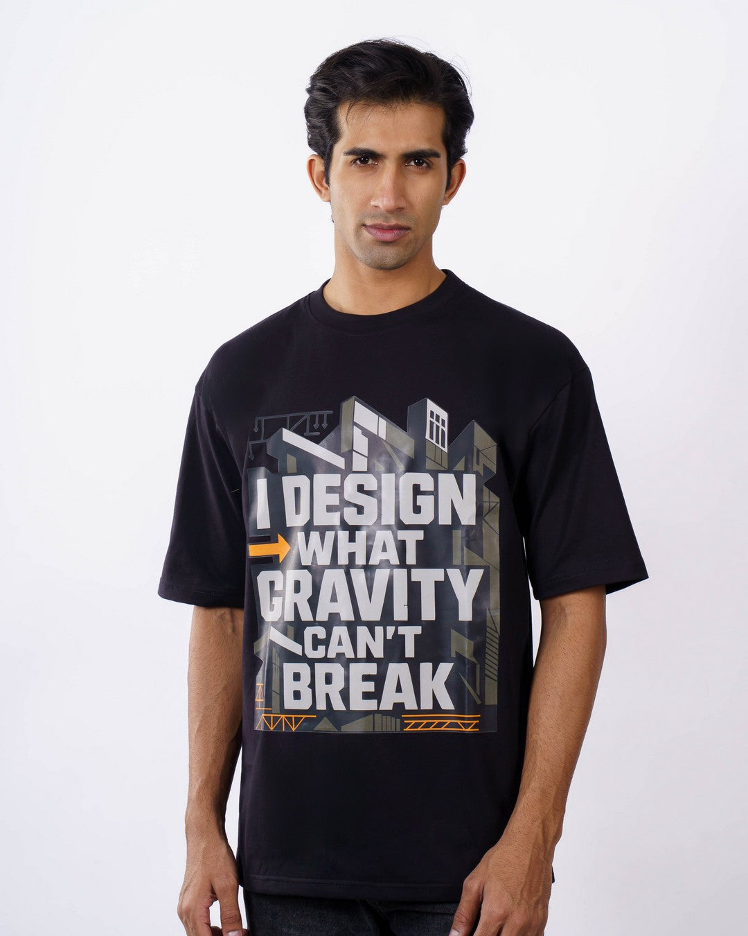 Structural Engineer | I design what gravity can’t break | Oversized fit Tshirt