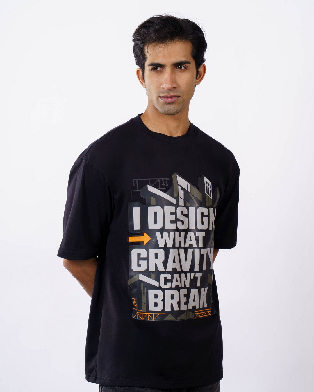 Structural Engineer | I design what gravity can’t break | Oversized fit Tshirt