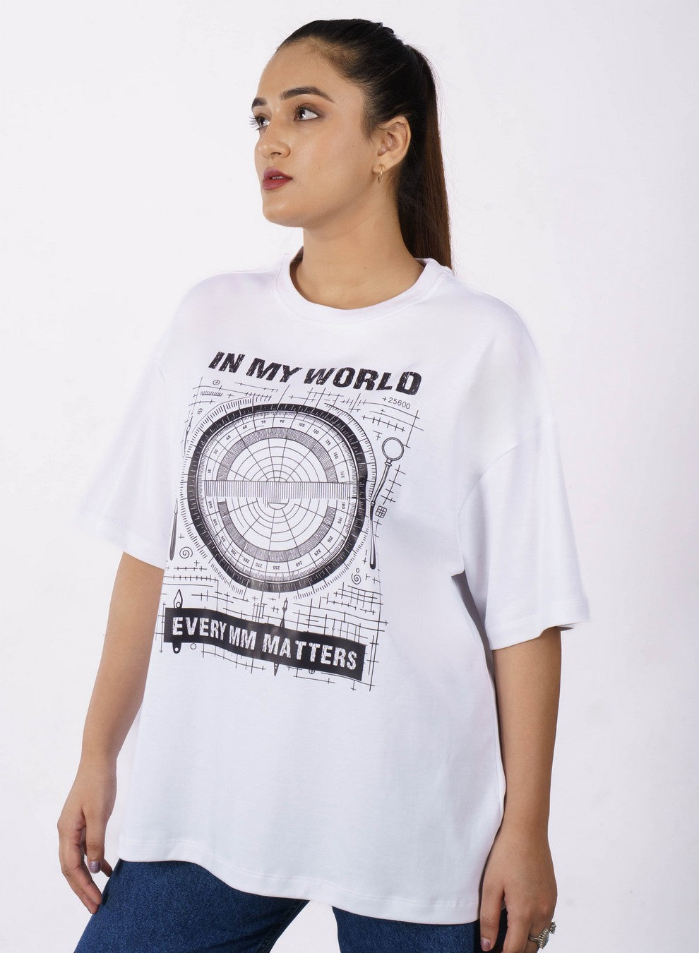 Architect | In my world, every mm matters | Oversized fit Tshirt