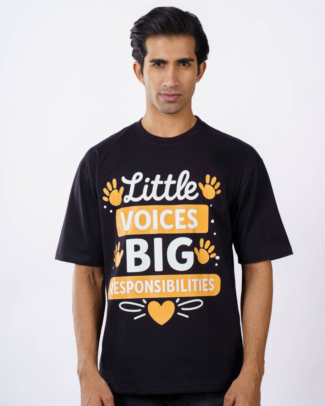 Paediatrician | Little Voices, Big Responsibilities | Oversized fit Tshirt