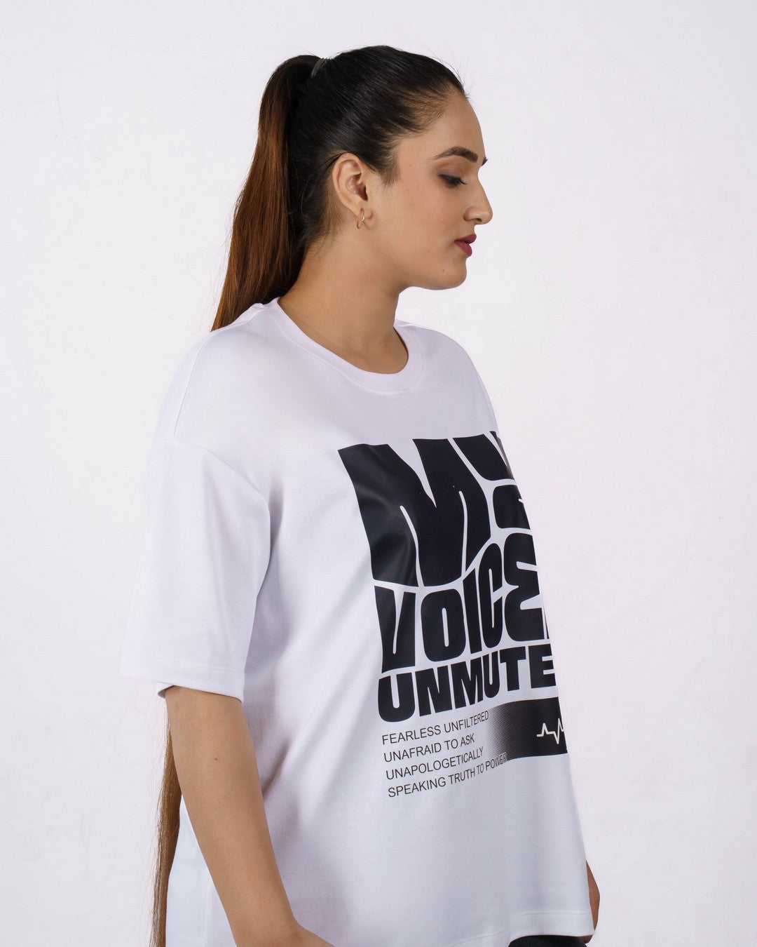 Journalists | My voice? Unmuted | Oversized fit Tshirt