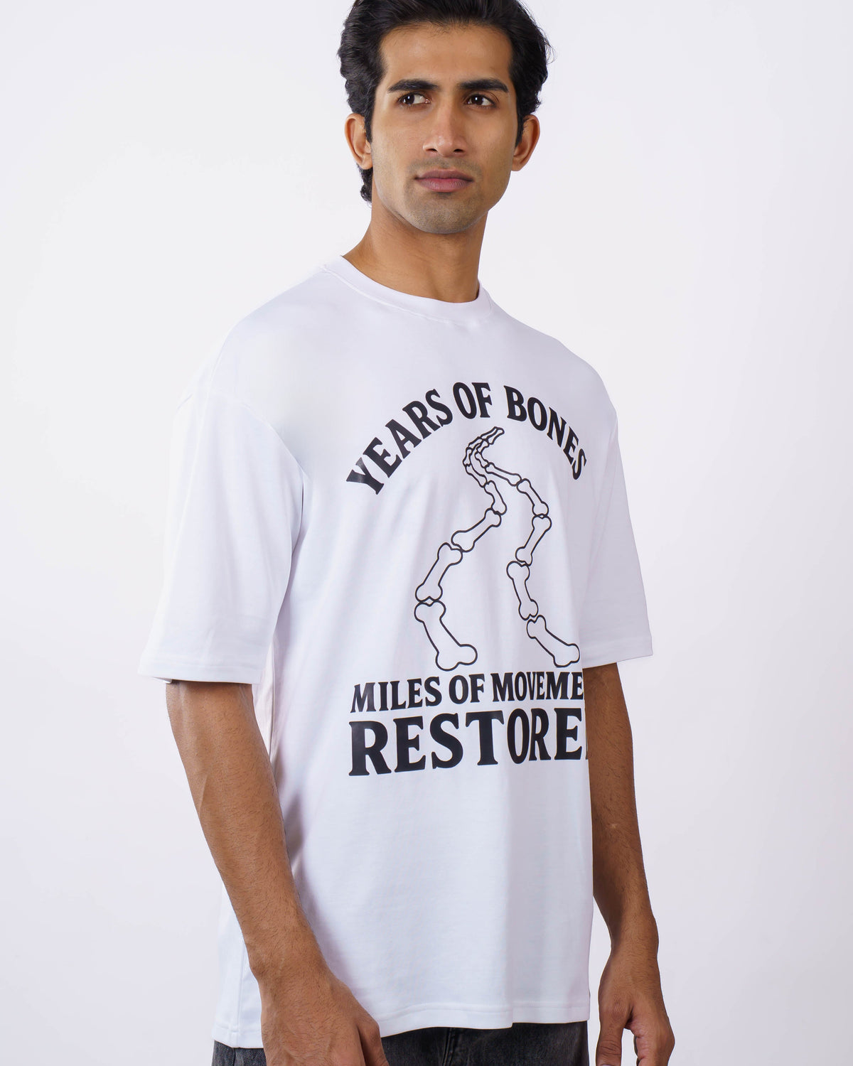 Orthopedician | Years of Bones, Miles of Movement Restored | Oversized fit Tshirt