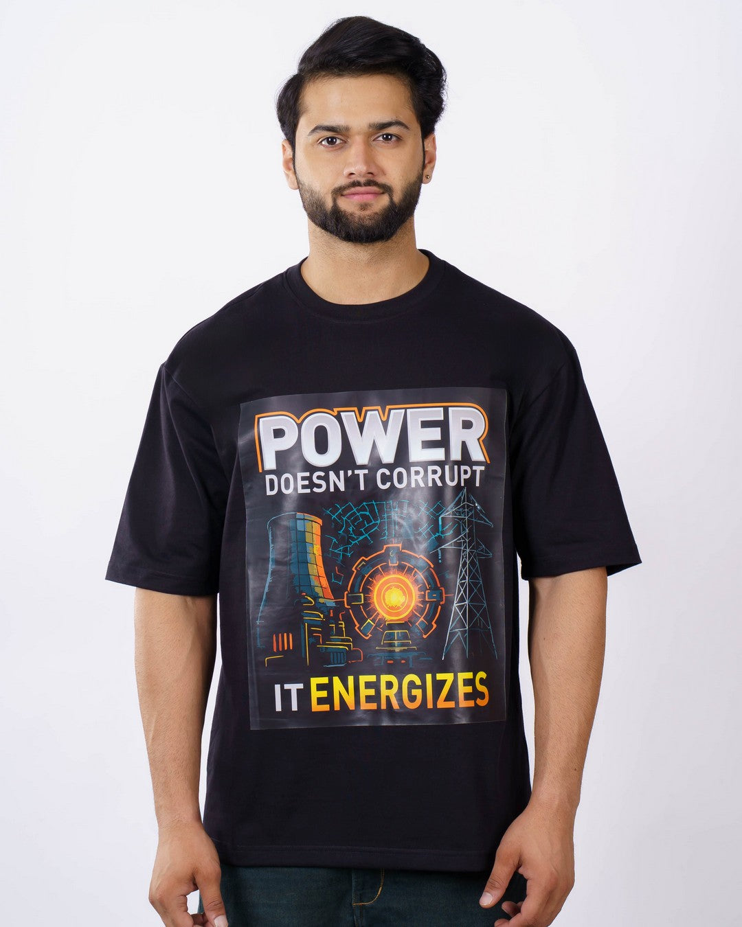 Electrical Engineer | Power doesn’t corrupt. It energizes | Oversized fit Tshirt