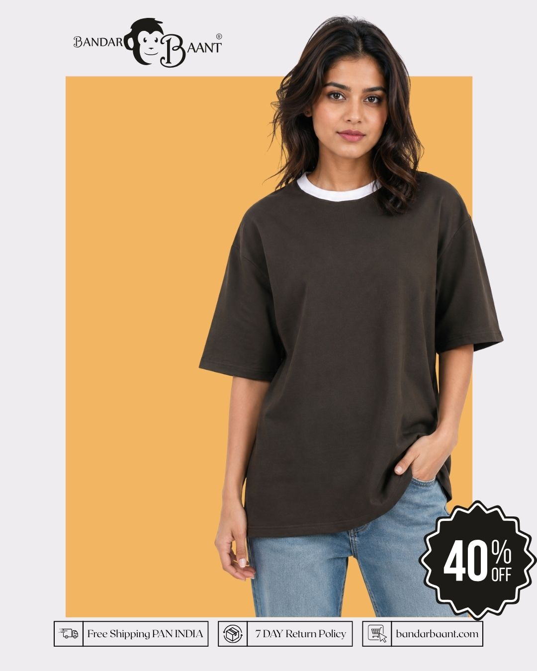 Premium Olive Green Oversized Plain T-Shirt For Women, 240 GSM Fabric