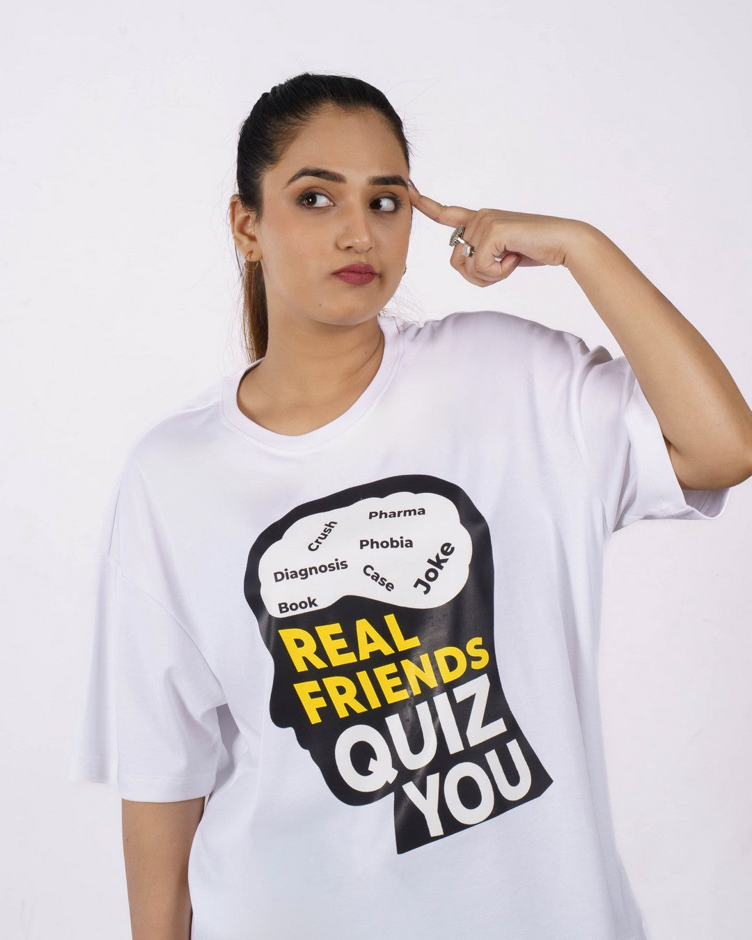 Medical Students | Real friends quiz you | Oversized fit Tshirt