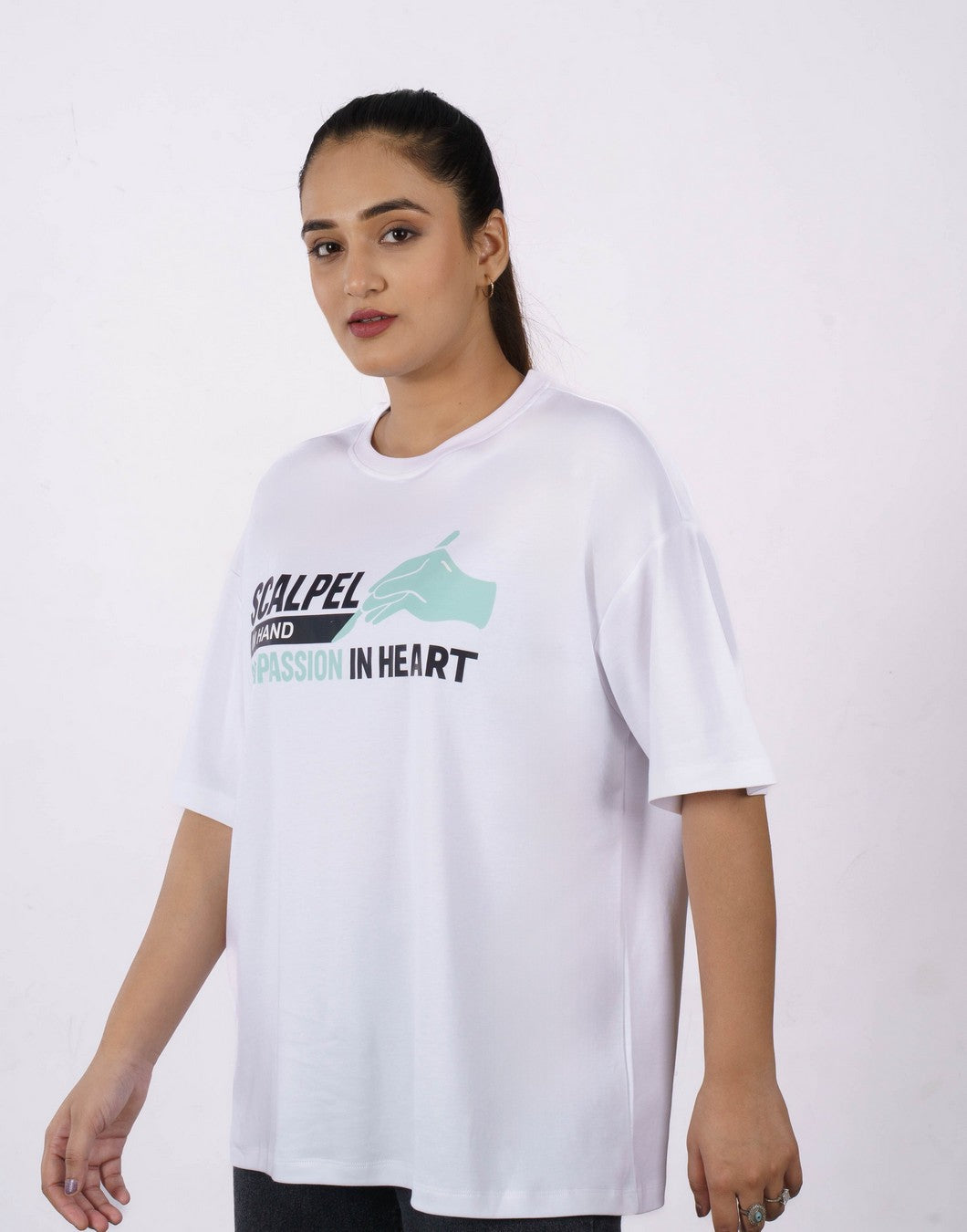 Surgeon | Scalpel in Hand. Compassion in Heart | Oversized fit Tshirt