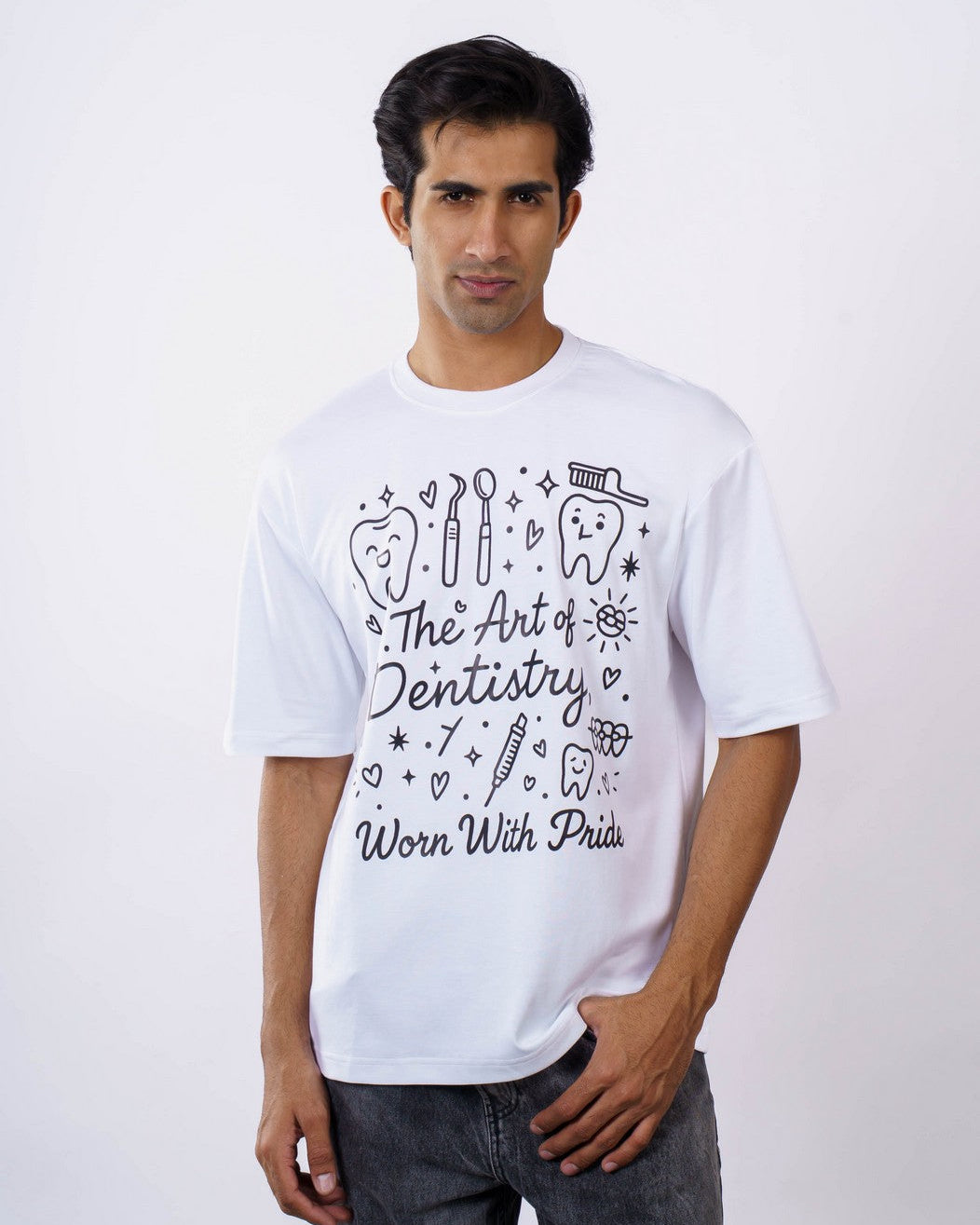 Dentist | The Art of Dentistry, Worn With Pride. | Oversized fit Tshirt