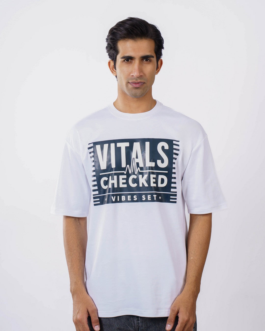 Physician | Vitals Checked. Vibes Set | Oversized fit Tshirt