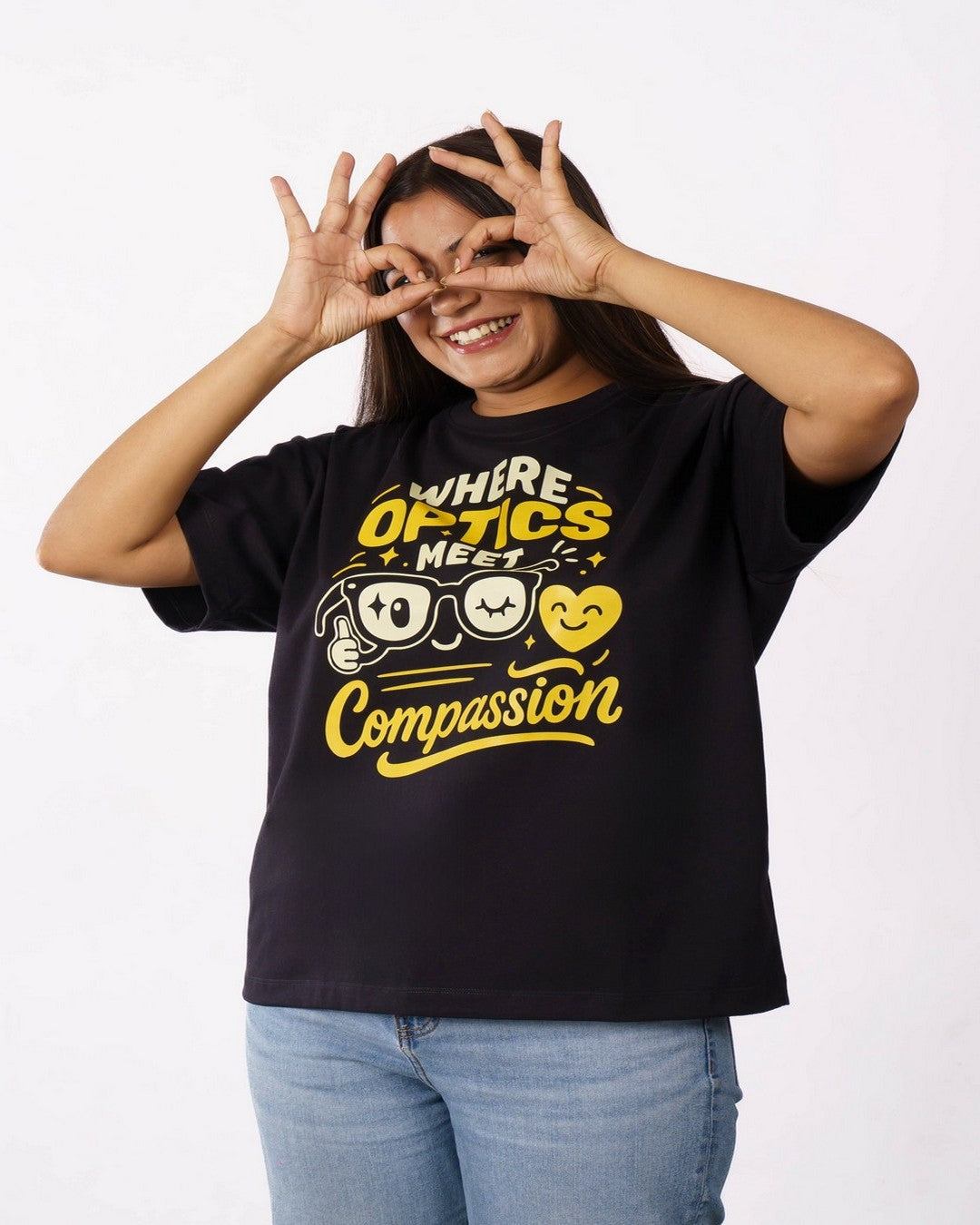 Opthalmologist | Where Optics Meet Compassion | Oversized fit Tshirt