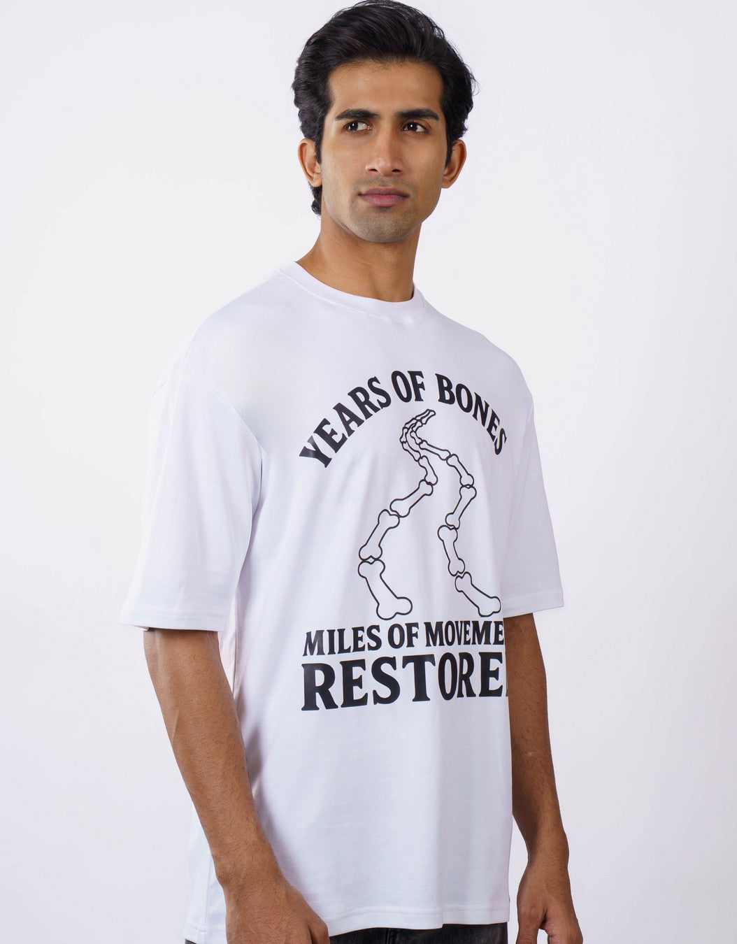 Orthopedician | Years of Bones, Miles of Movement Restored. | Oversized fit Tshirt