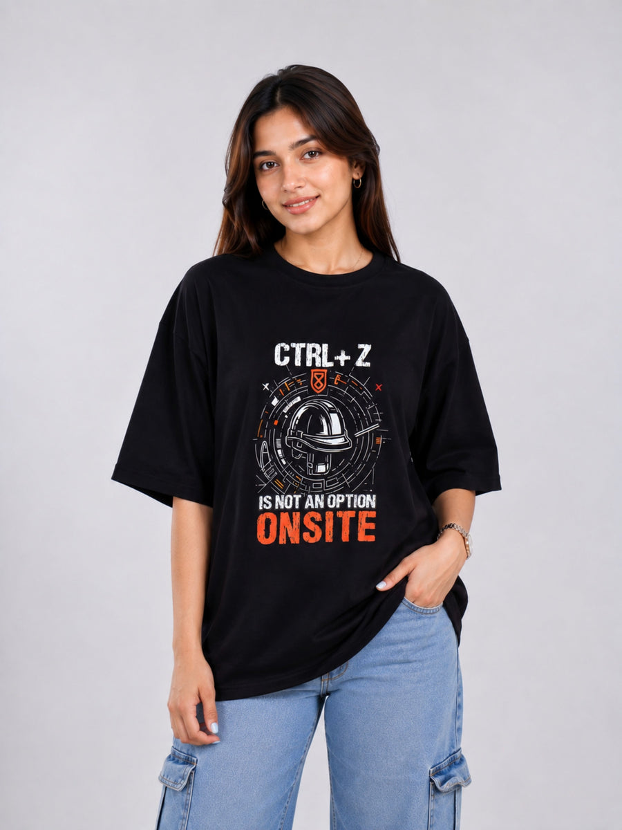 Black oversized fit Architect Trendy T-shirt For Women with weekends are for follow-ups graphic design