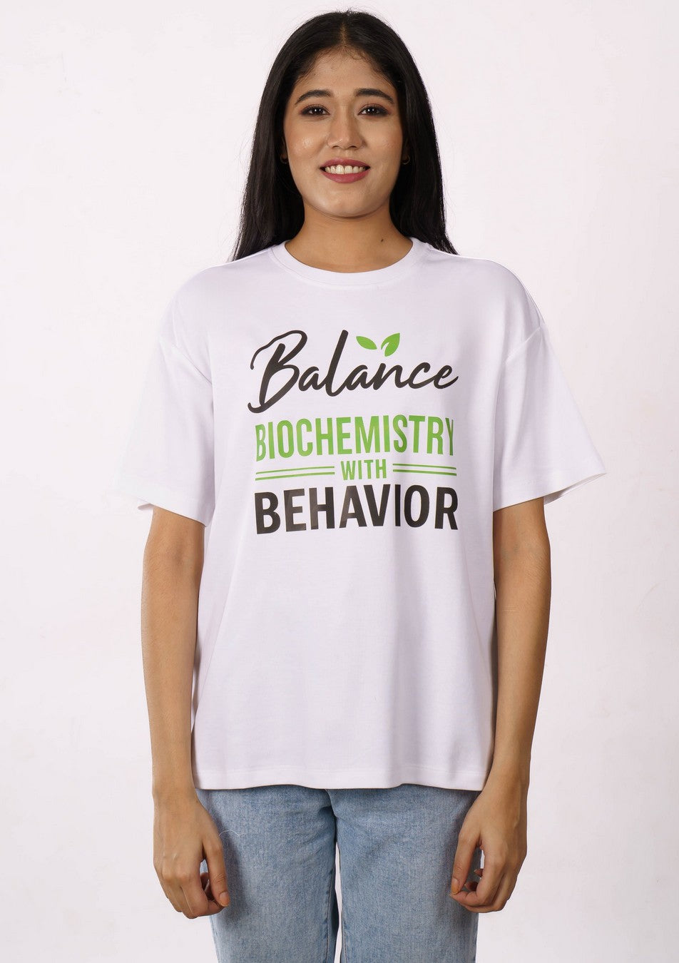 Balance Behavior Dietician Oversized Tshirt For Women 2