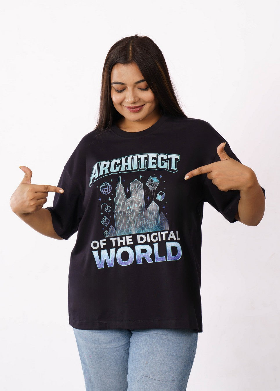 App Developer | Architect of the Digital World | Oversized fit Tshirt