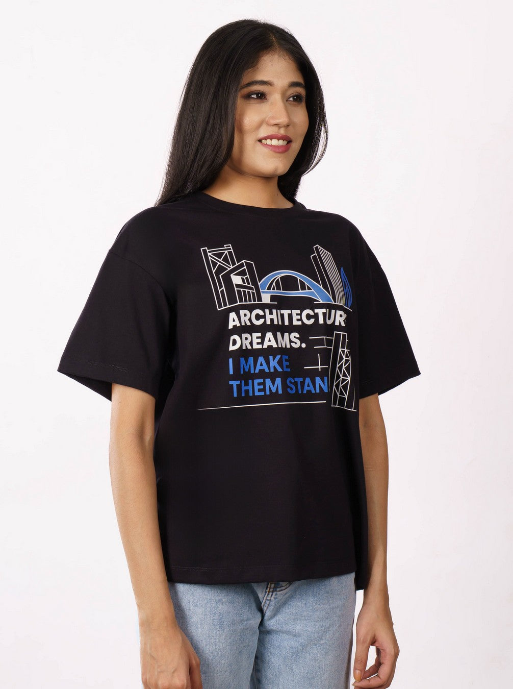 Structural Engineer | Architecture dreams. I make them stand | Oversized fit Tshirt