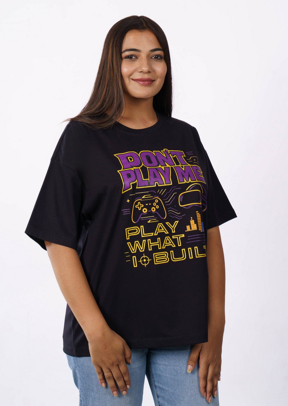 Game Developer | Don’t play me. Play what I built | Oversized fit Tshirt