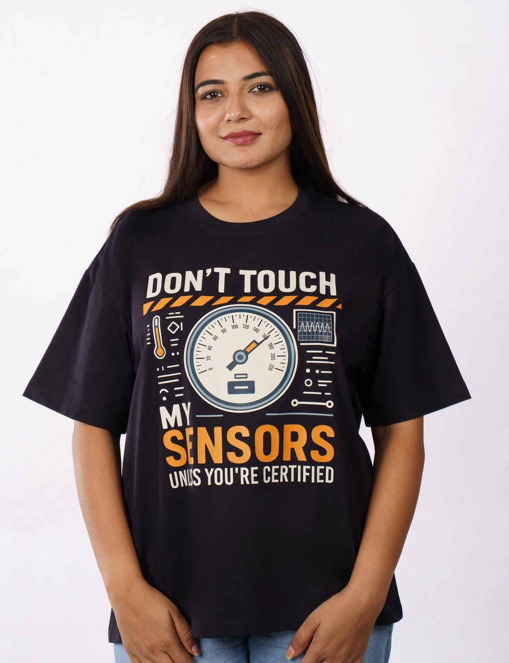 Instrumentation Engineer | Don’t touch my sensors - unless you’re certified | Oversized fit Tshirt