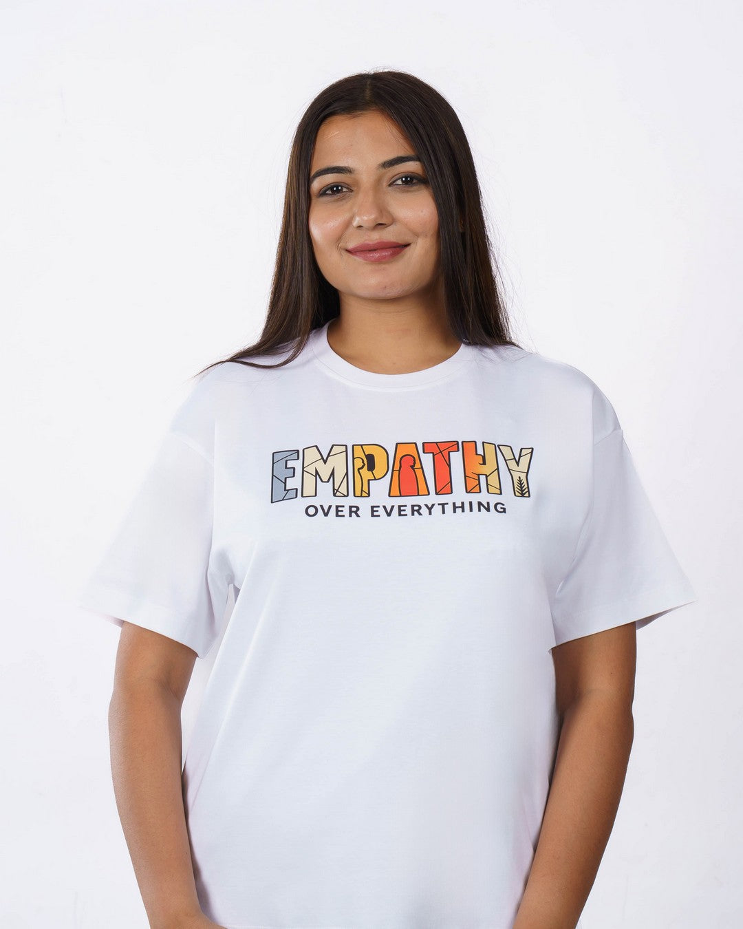 Psychiatrist  | Empathy Over Everything. | Oversized fit Tshirt