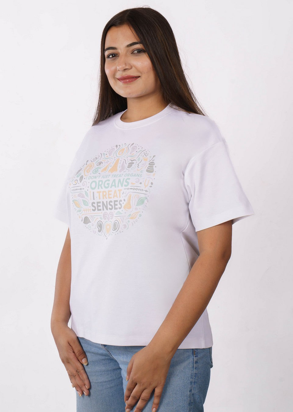 ENT Specialist | I Don’t Just Treat Organs - I Treat Senses | Oversized fit Tshirt