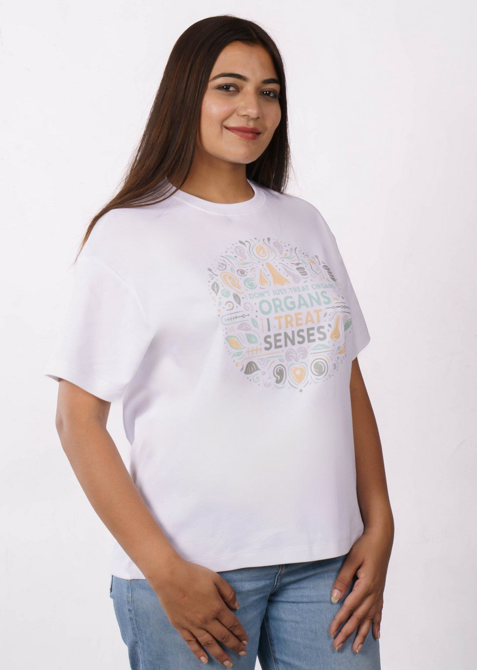 ENT Specialist | I Don’t Just Treat Organs - I Treat Senses | Oversized fit Tshirt