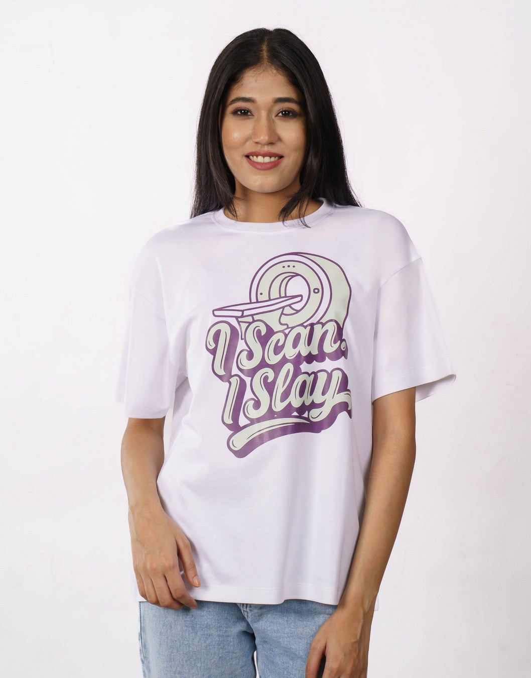 Radiologist | I Scan. I Slay. | Oversized fit Tshirt