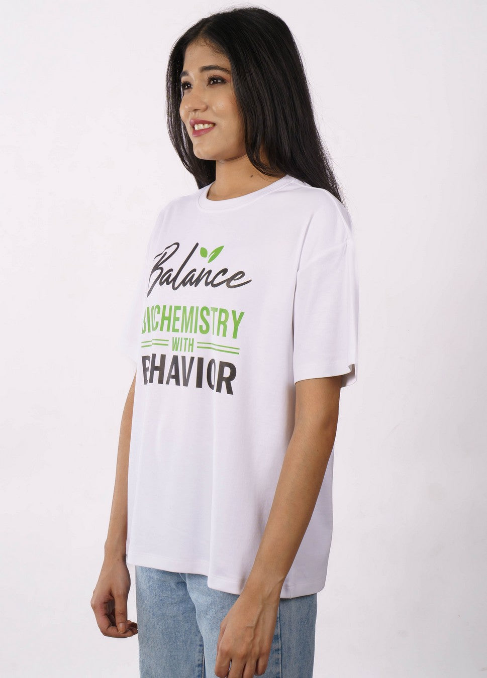Dietician | I balance biochemistry with behavior | Oversized fit Tshirt