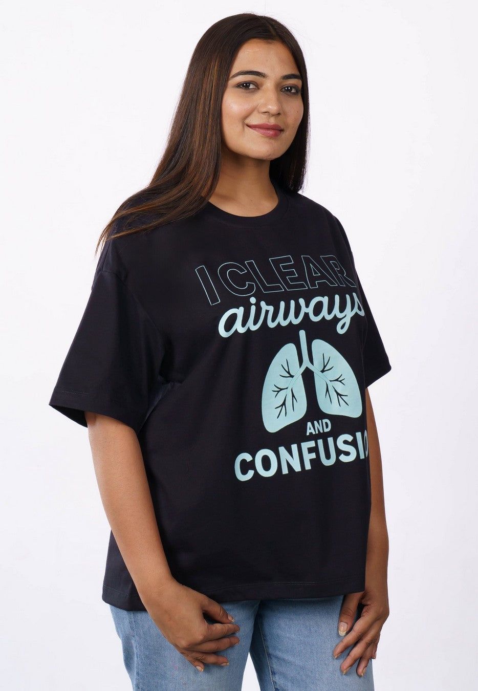 Pulmonologist | I clear airways and confusion | Oversized fit Tshirt