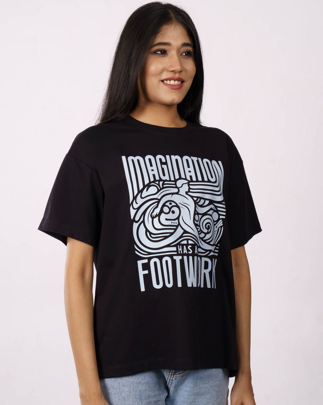 Dancer / Choreographer | Imagination has a footwork | Oversized fit Tshirt