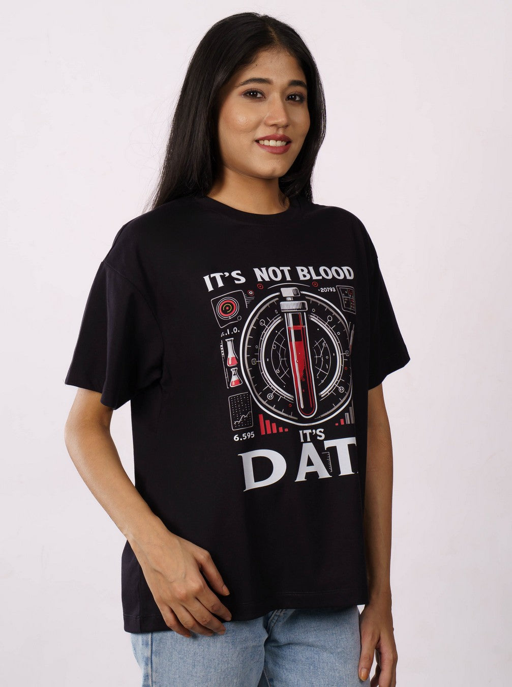 Pathologist | It’s not blood. It’s data | Oversized fit Tshirt