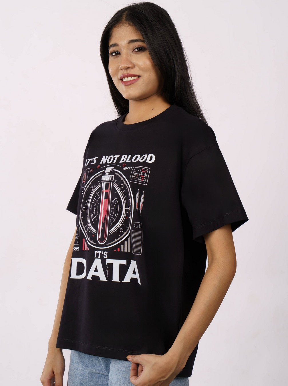 Pathologist | It’s not blood. It’s data | Oversized fit Tshirt