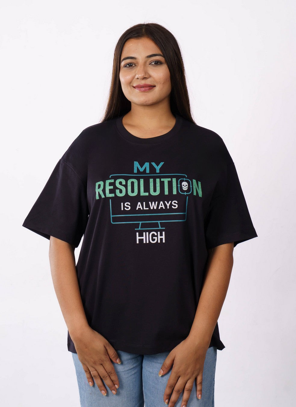 Radiologist | My Resolution Is Always High | Oversized fit Tshirt