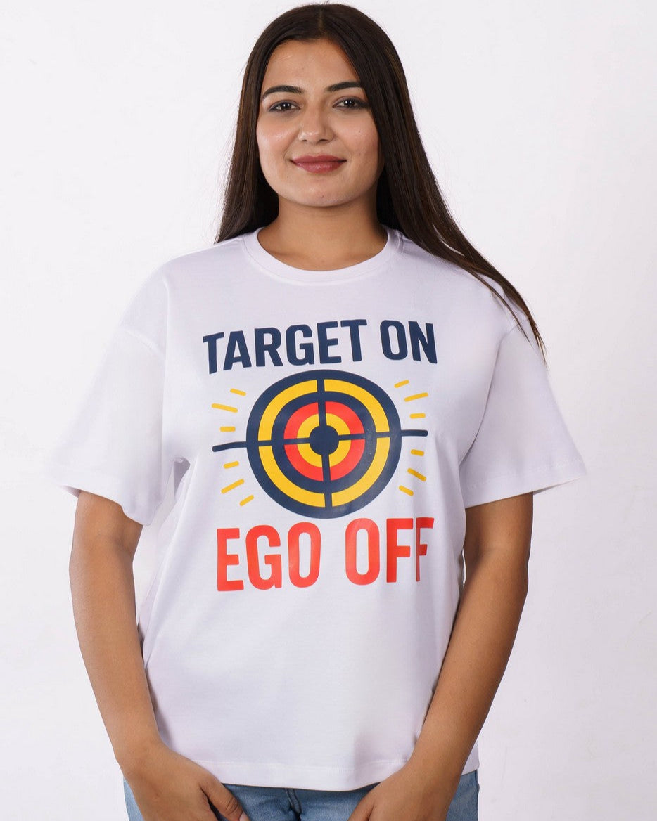 Medical Representative | Target ON, Ego OFF | Oversized fit Tshirt