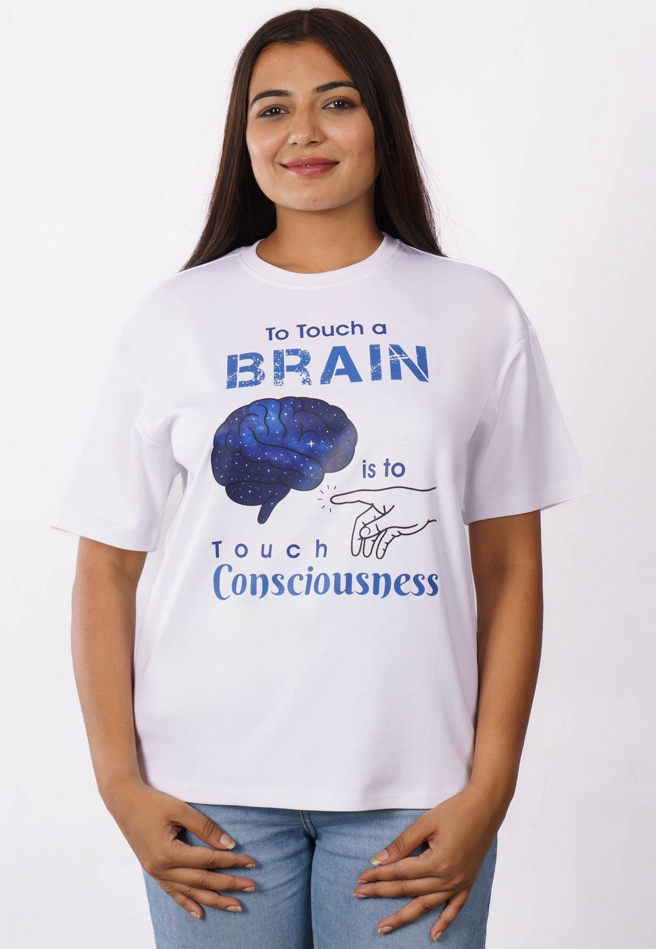 Neurologist | To Touch a Brain Is to Touch Consciousness | Oversized fit Tshirt
